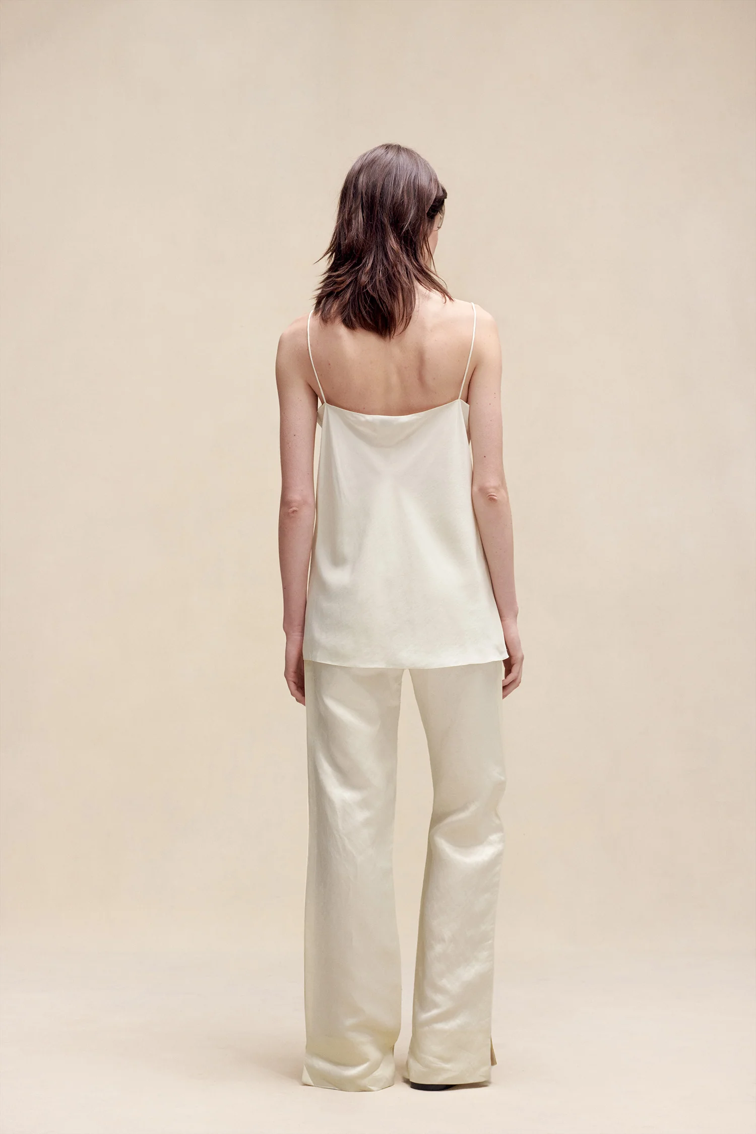 Luna Camisole Top Ivory - Image 4