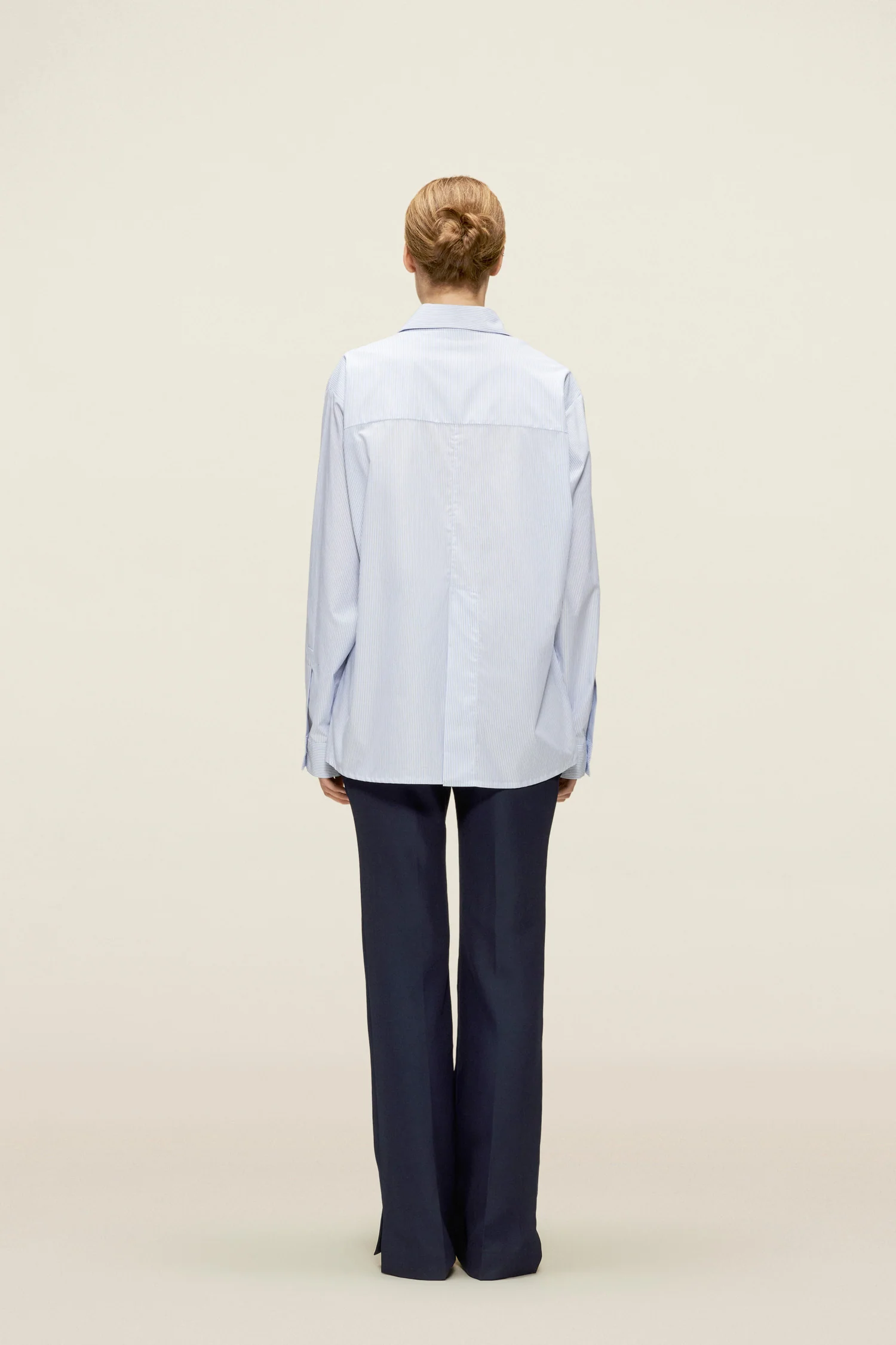 Gia Shirt Blue Stripes - Image 4