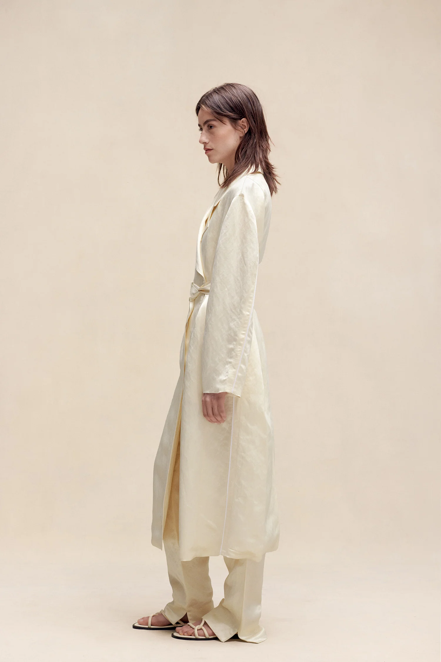 Thelma Shiny Trench White - Image 4